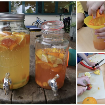 Limonade aus frischen Früchten